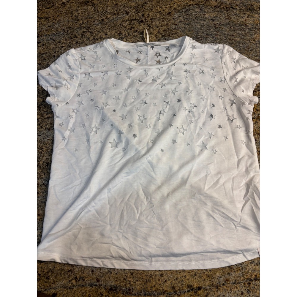 Scotch & Soda Maison‎ Scotch Stars Tee White Short Sleeve Top M